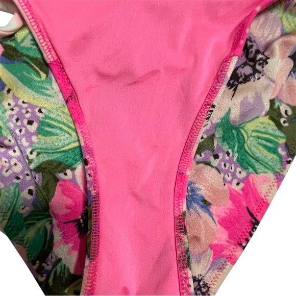Victoria's Secret Pink Polka Dot And Floral Bikini - Picture 3 of 8